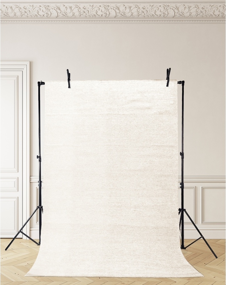 Alfombra de lana 'Hamilton' - Blanco