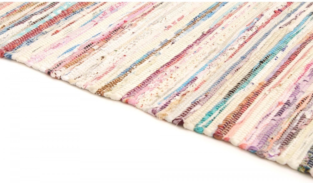 Alfombra de trapo 'Home' - Multicolor claro