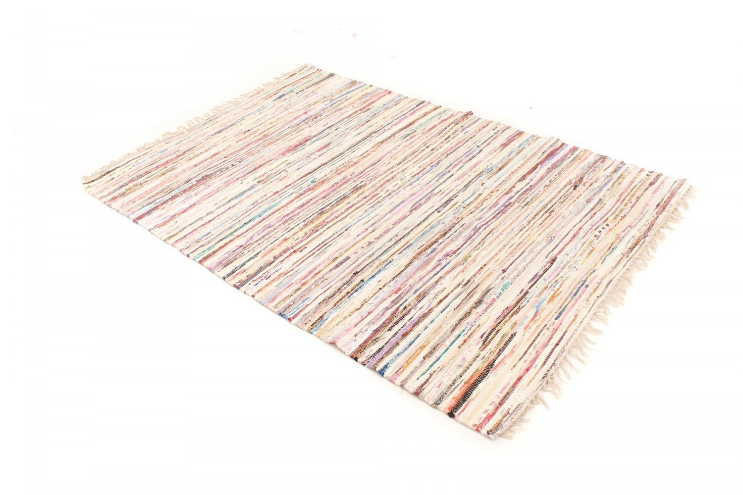 Alfombra de trapo 'Home' - Multicolor claro