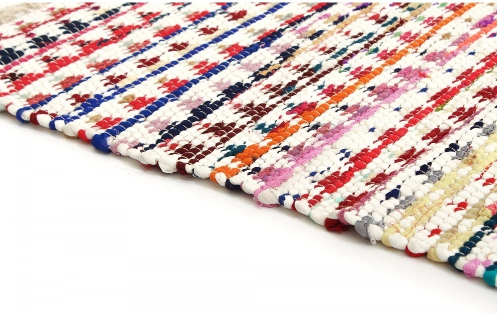 Alfombra de trapo 'Lindby' - Multicolor