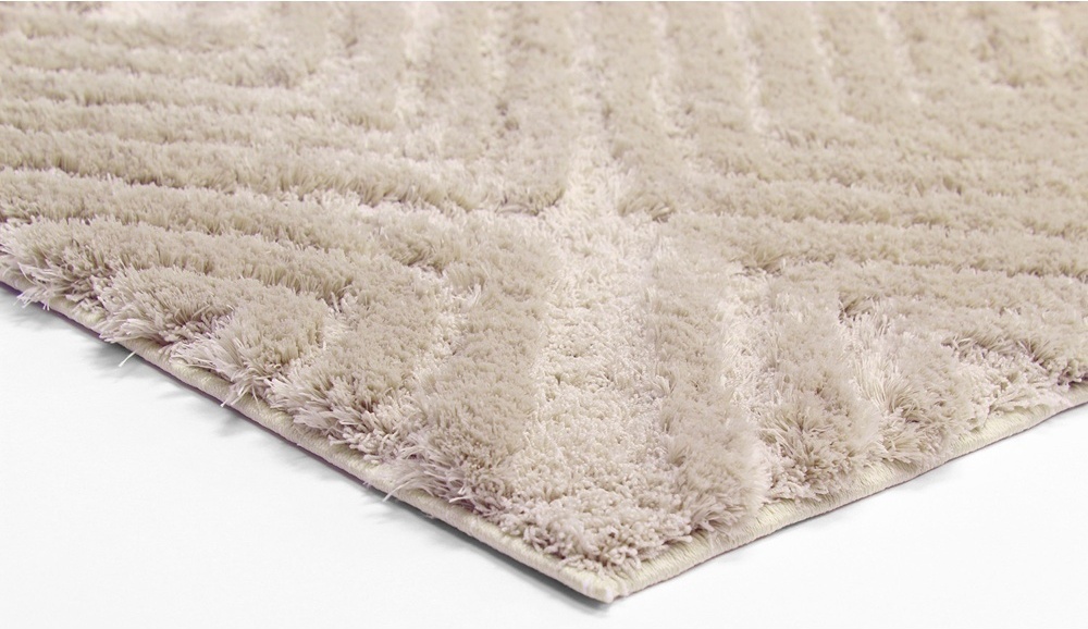 Alfombra de pelo largo 'Monti' - Beige