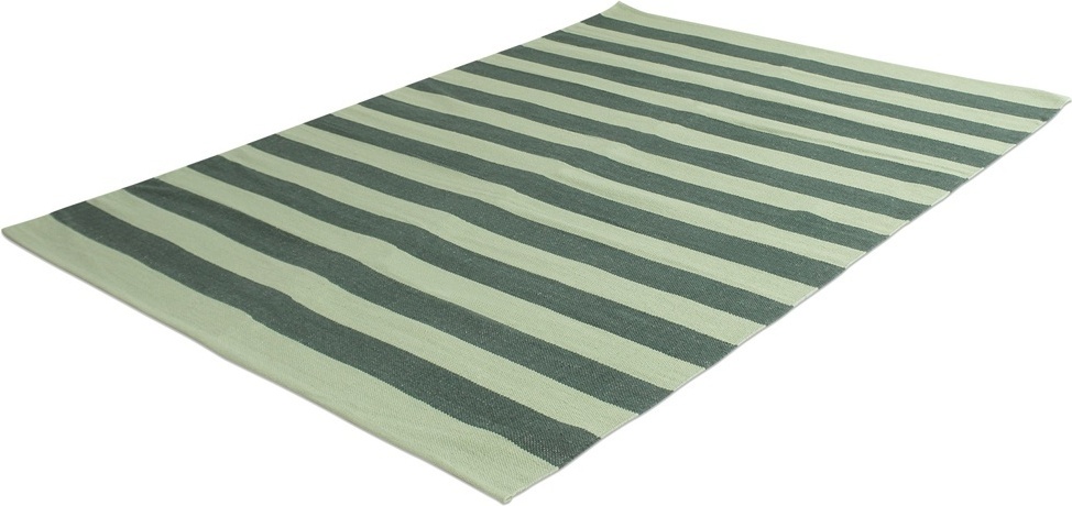 Alfombra de algodón 'Nilo' - Verde