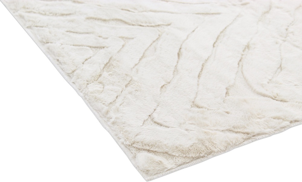 Alfombra de pelo largo 'Wren' - Blanco