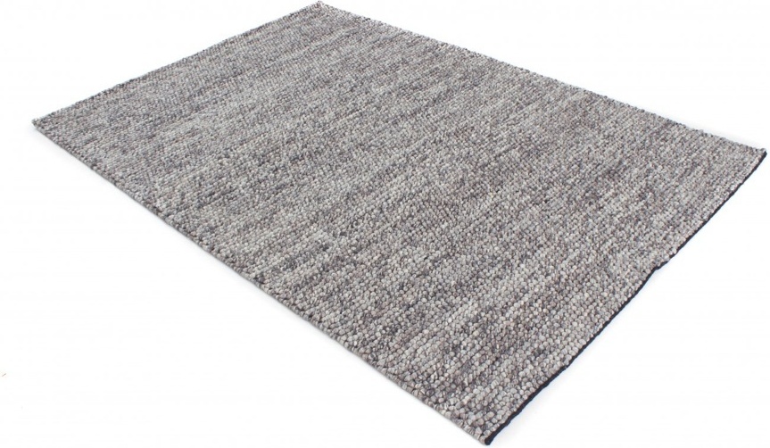 Alfombra de lana 'Avafors Wool Bubble' - Gris