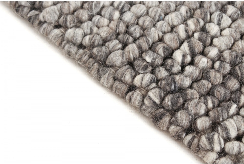 Alfombra de lana 'Avafors Wool Bubble' - Gris