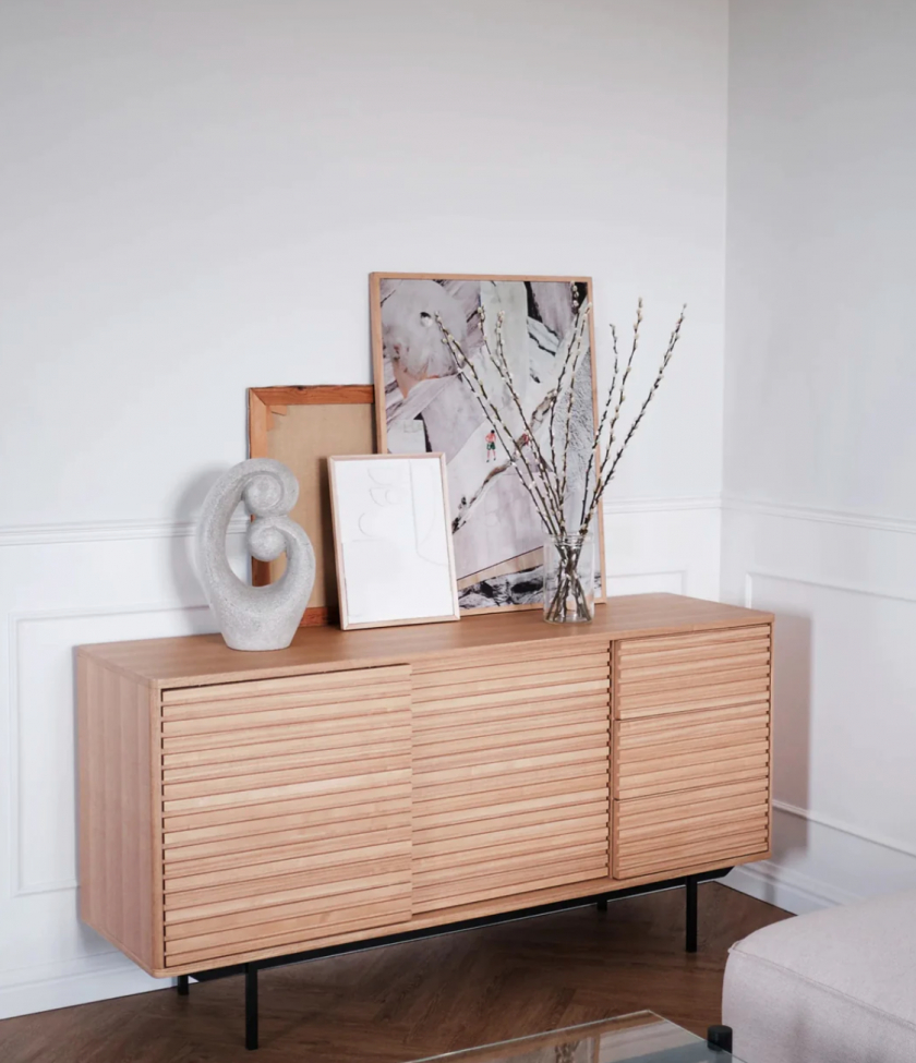 Mesa auxiliar 'Sense' - Roble