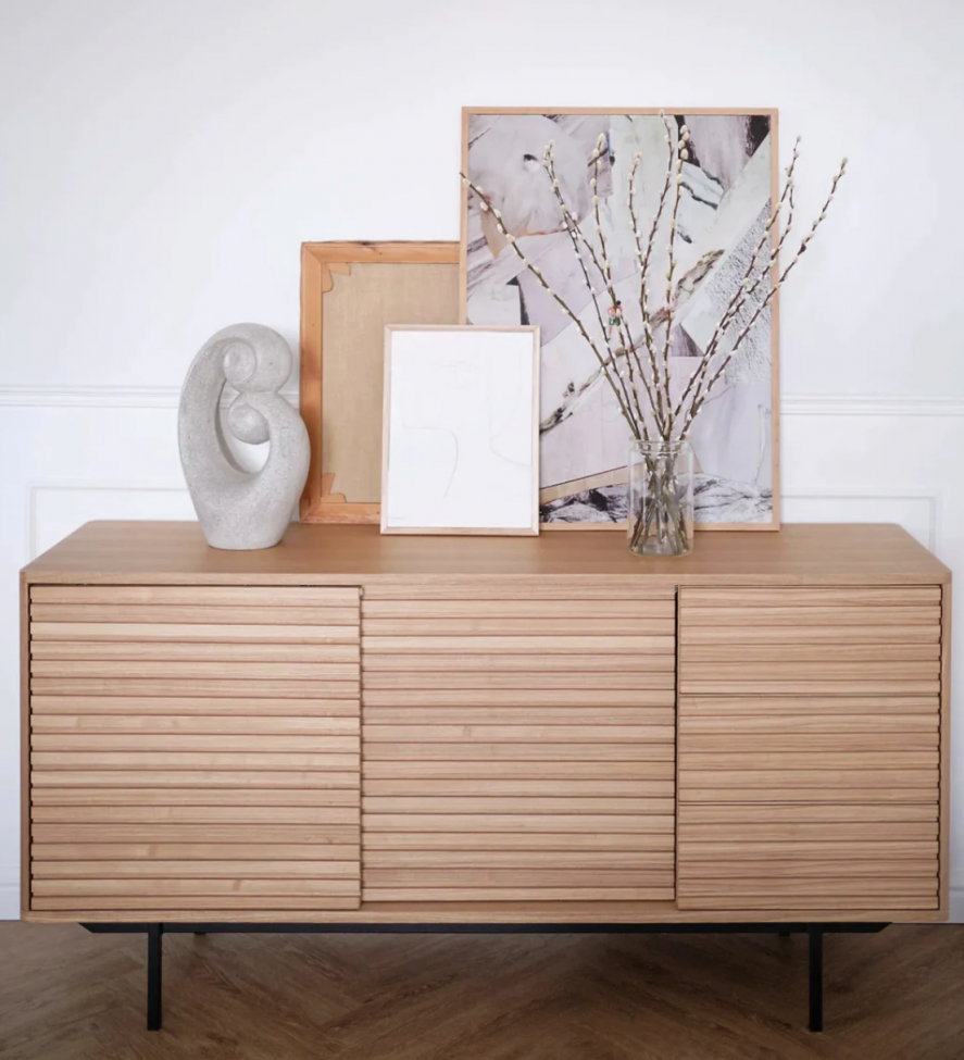 Mesa auxiliar 'Sense' - Roble