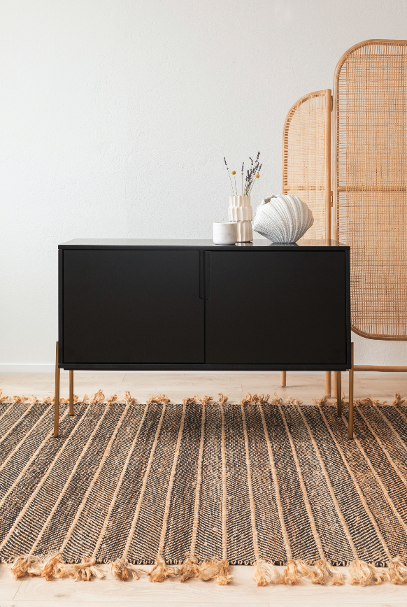 Alfombra 'Striped Sand' - Natural 160x230