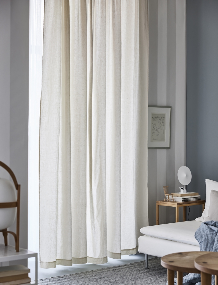 Cortina 'Sunrise' 280x250 - Beige