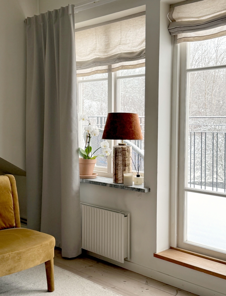 Cortina 'Nightfall' 275x250 - Gris