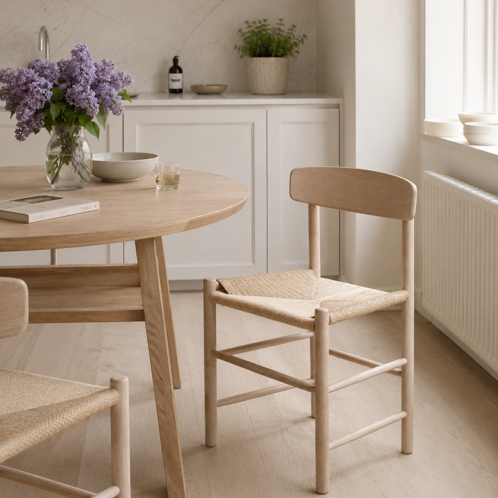 Silla 'Alfors' - Pigmentada blanca