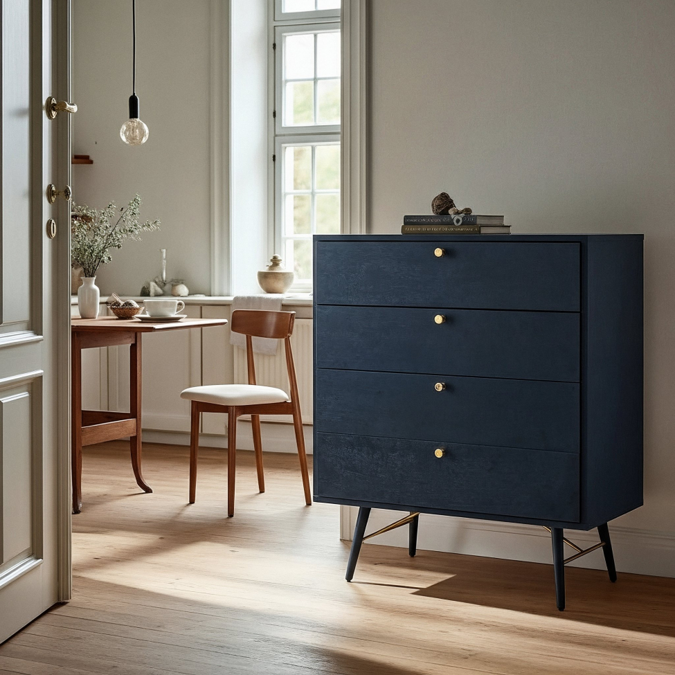 Cómoda 'Lux' - Negro/Mesón