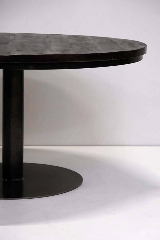 Mesa de comedor 'Jack' Redonda 140cm - Negro