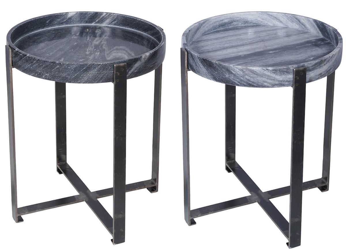 Mesa de mármol 'Harvard' - Negro