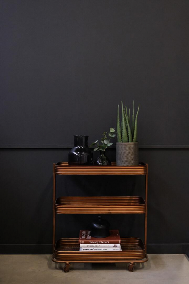 Carro de bandejas 'Vega' - Cobre