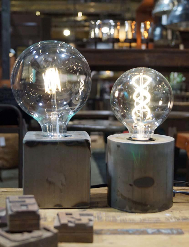 Lámpara de mesa 'Fabio' - Gris