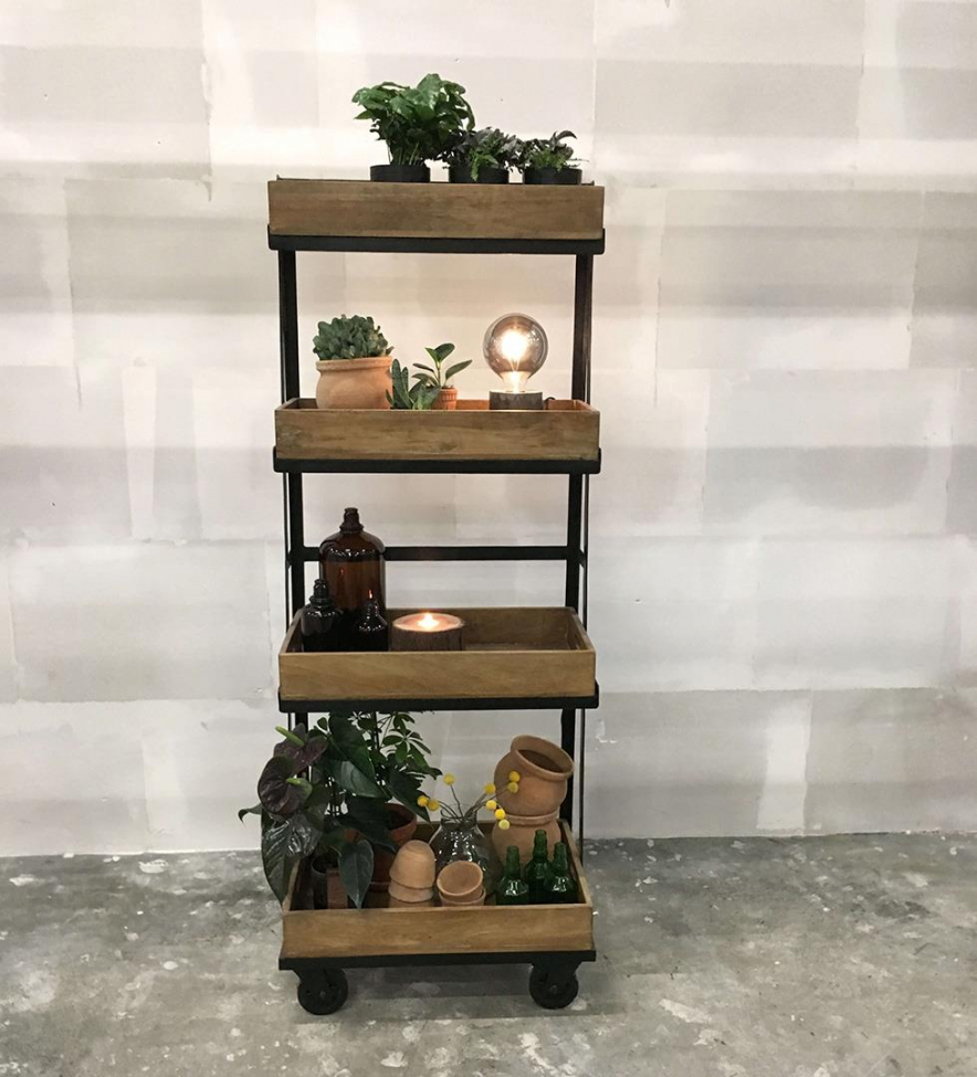 Lámpara de mesa 'Fabio' - Gris