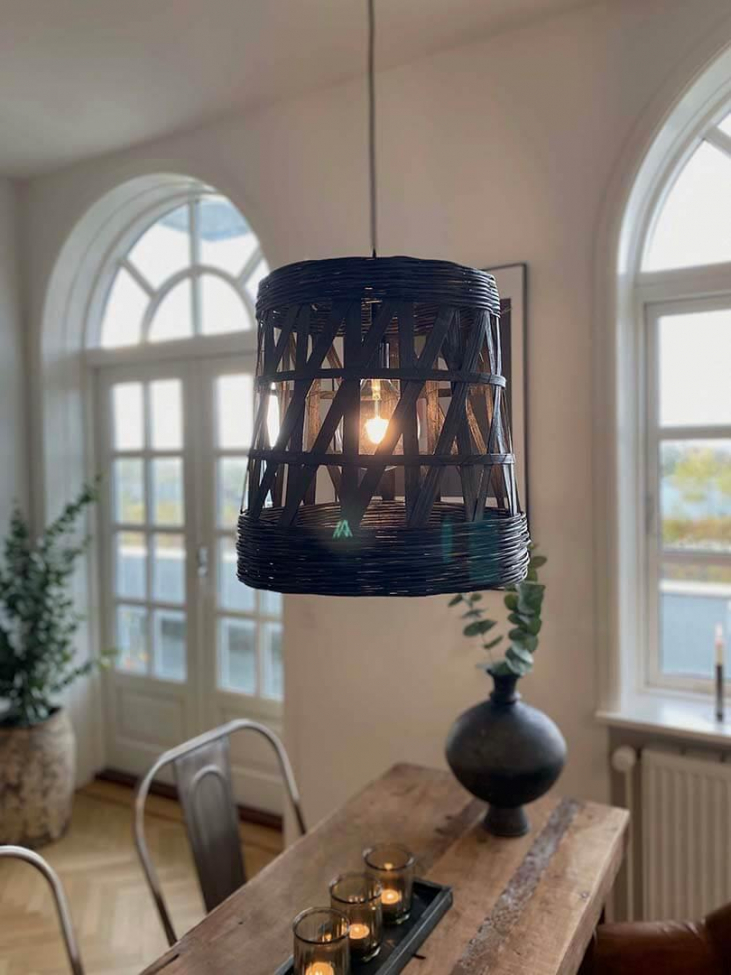 Lámpara de techo 'Tulda' - Negra