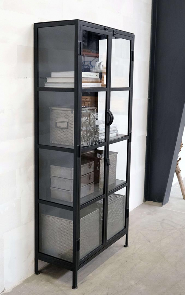 Vitrina 'Spencer' - Negra