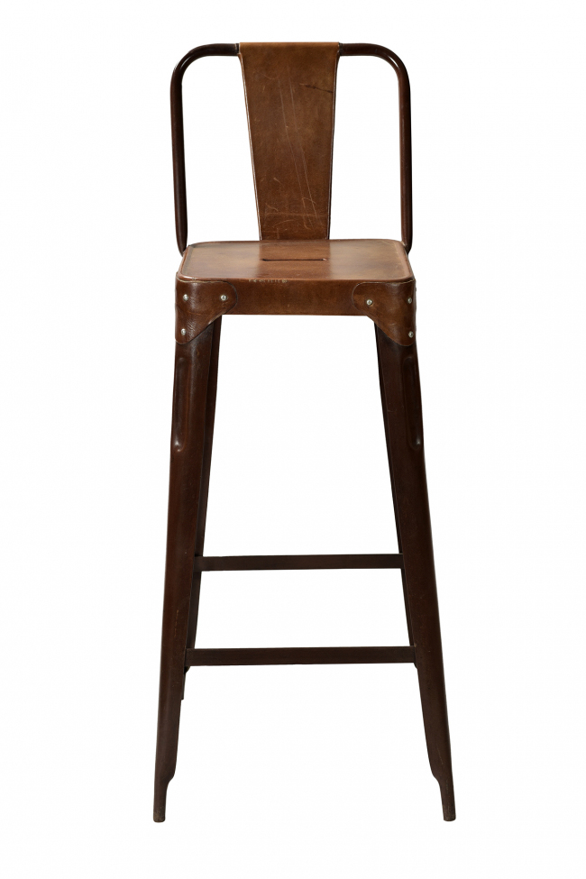 Taburete 'Cope' - Asiento de Cuero 2