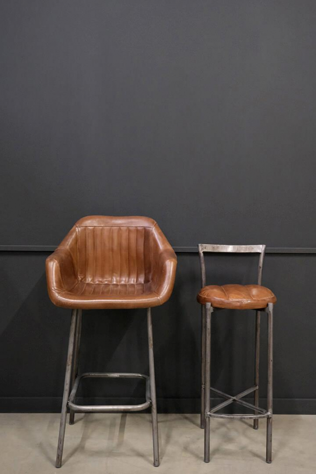 Taburete 'Icon' - Cuero