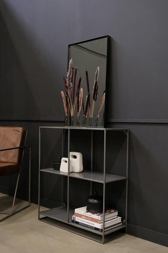 Espejo de pared 'Alex' - Negro