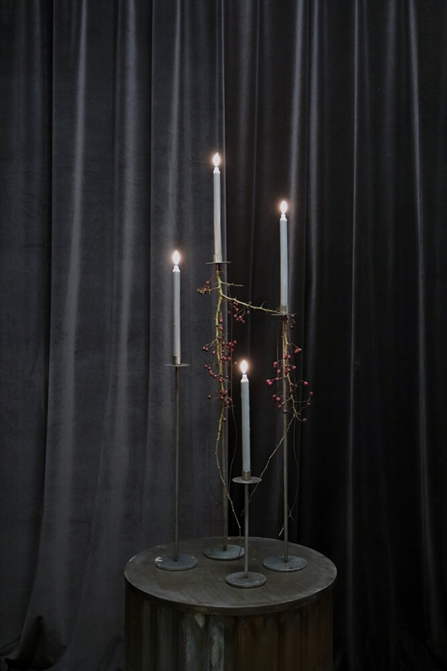 Candelabro 'Dean' M - Hierro
