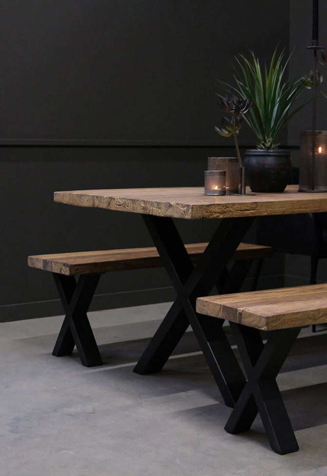 Banco 'Ross' L - Madera