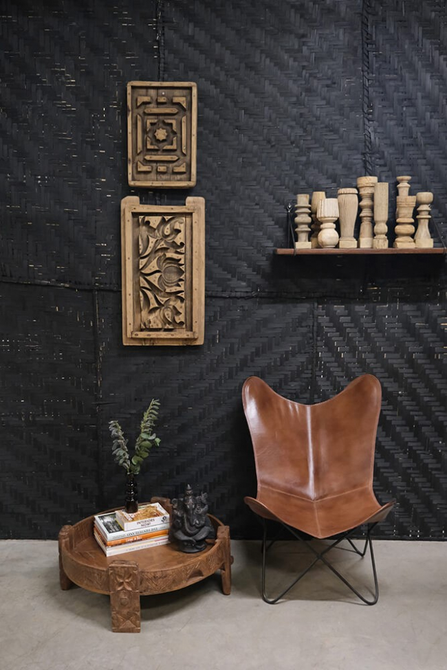 Sillón Vintage - Cuero/Hierro