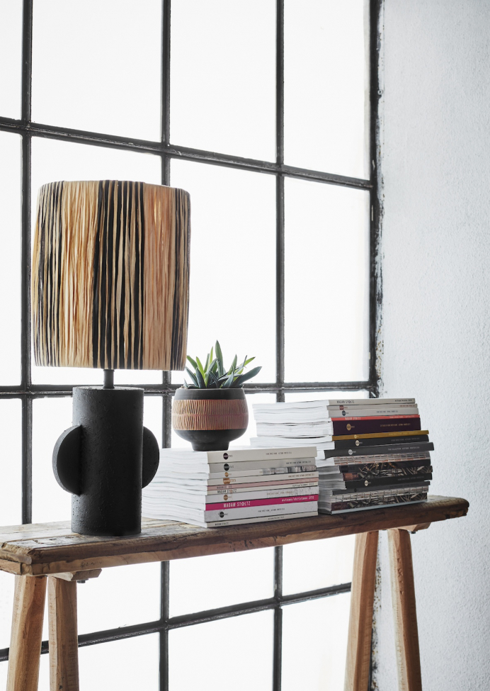 Mesa auxiliar 'Recycled' - Madera natural/reciclada