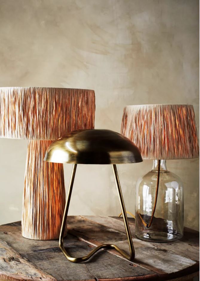 Mesa lateral 'Wooden' - Natural