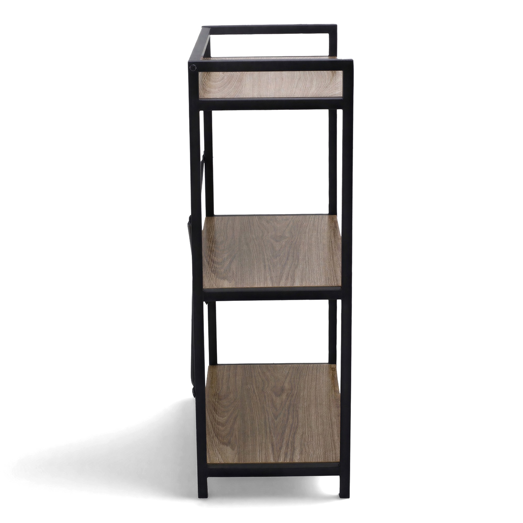 Estante 'Tre' - Negro/Madera