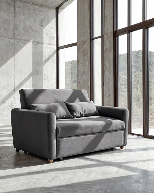 Sillón cama 'San Francisco' - Gris oscuro
