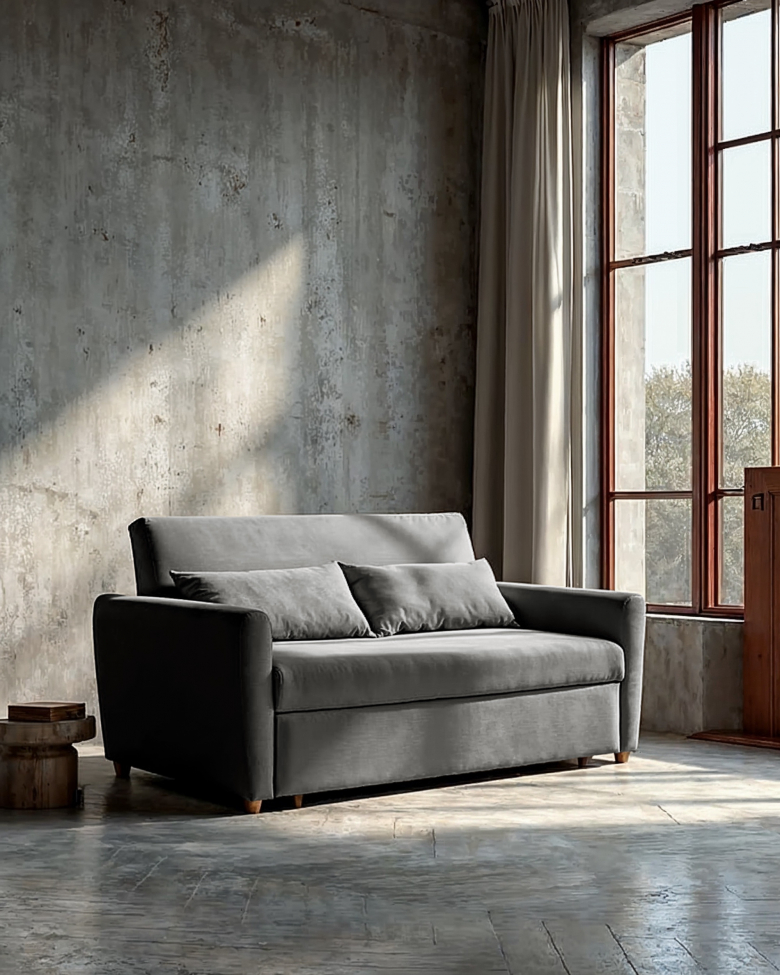 Sillón cama 'San Francisco' - Gris oscuro