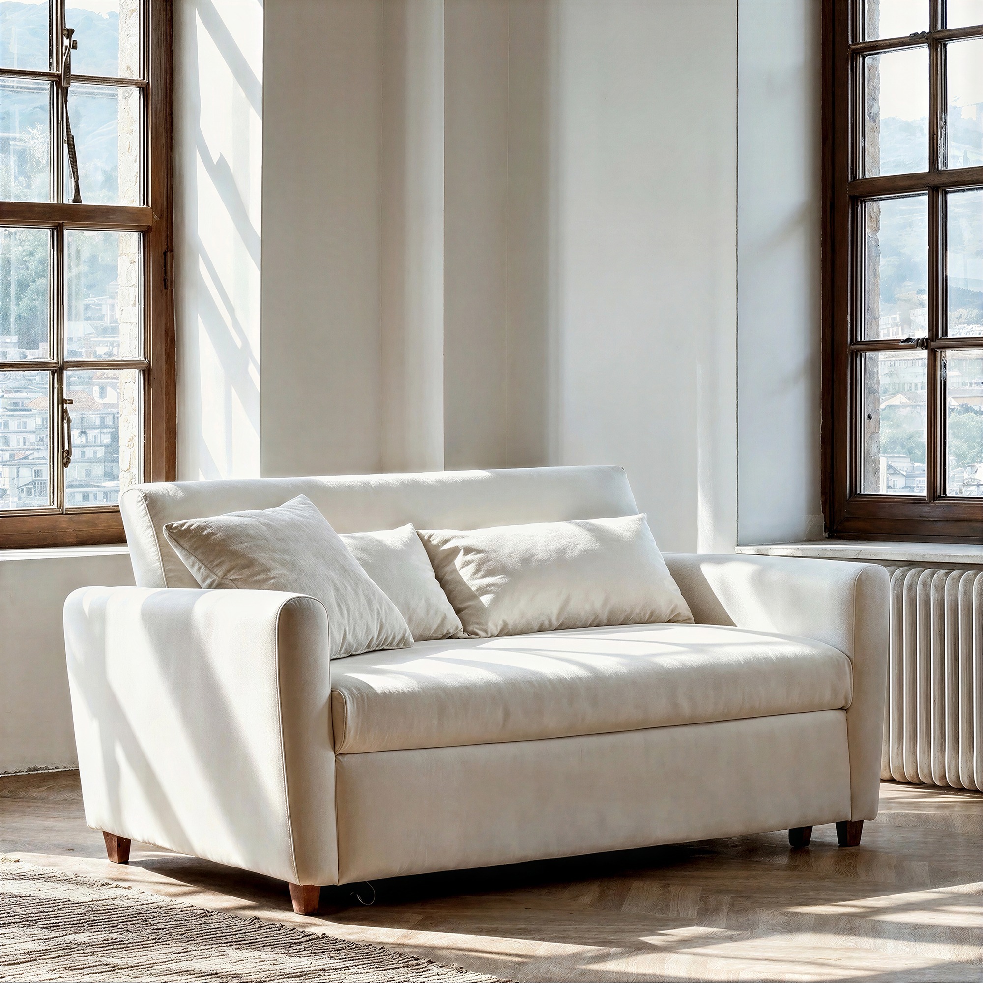 Sillón cama 'San Francisco' - Blanco