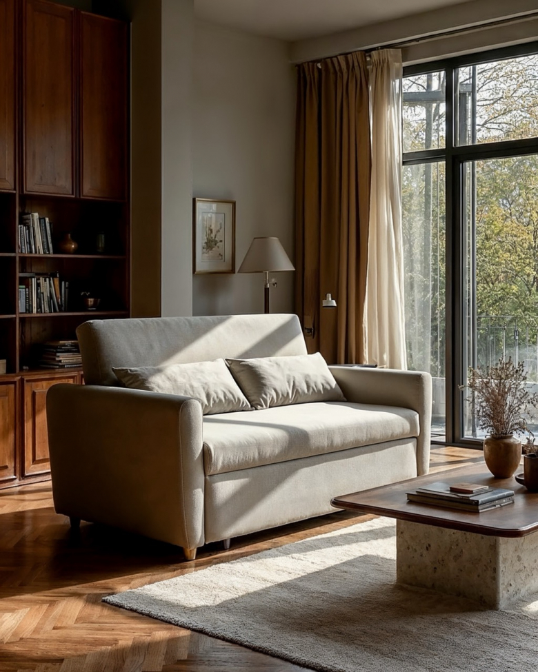 Sillón cama 'San Francisco' - Beige