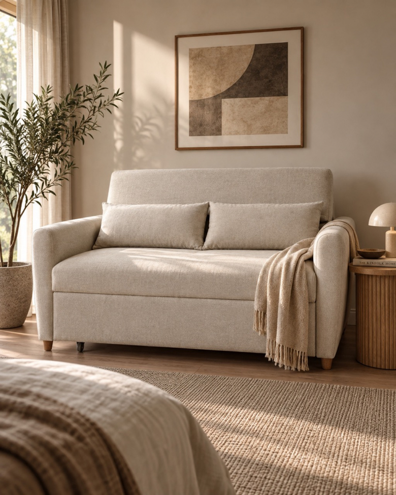 Sillón cama 'San Francisco' - Beige