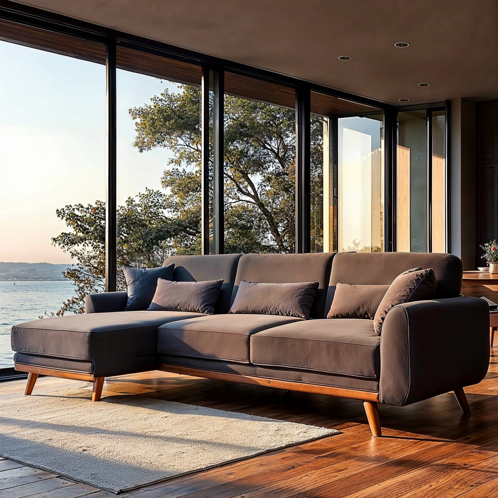 Sofá cama 'Texas' - Gris oscuro