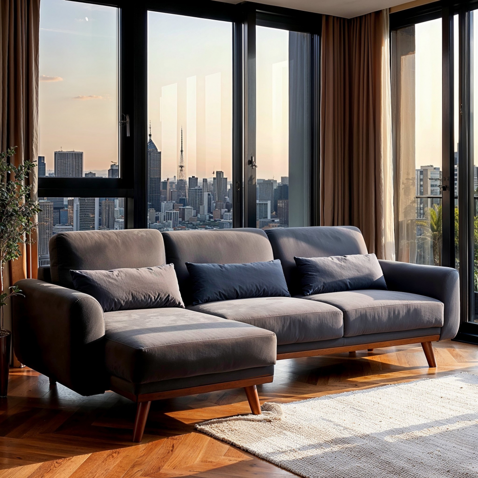 Sofá cama 'Texas' - Gris oscuro