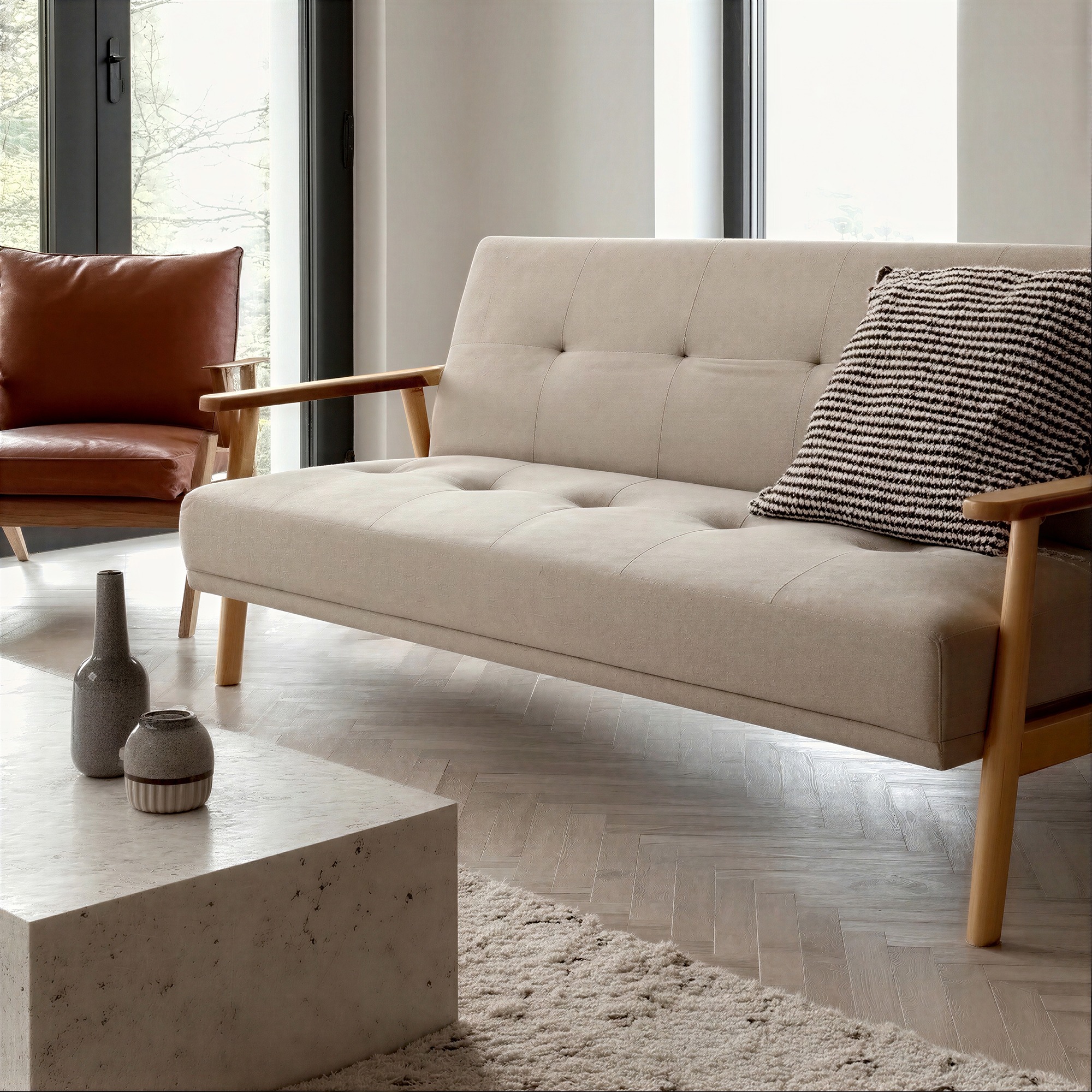 Sofá cama 'Klippan' - Beige