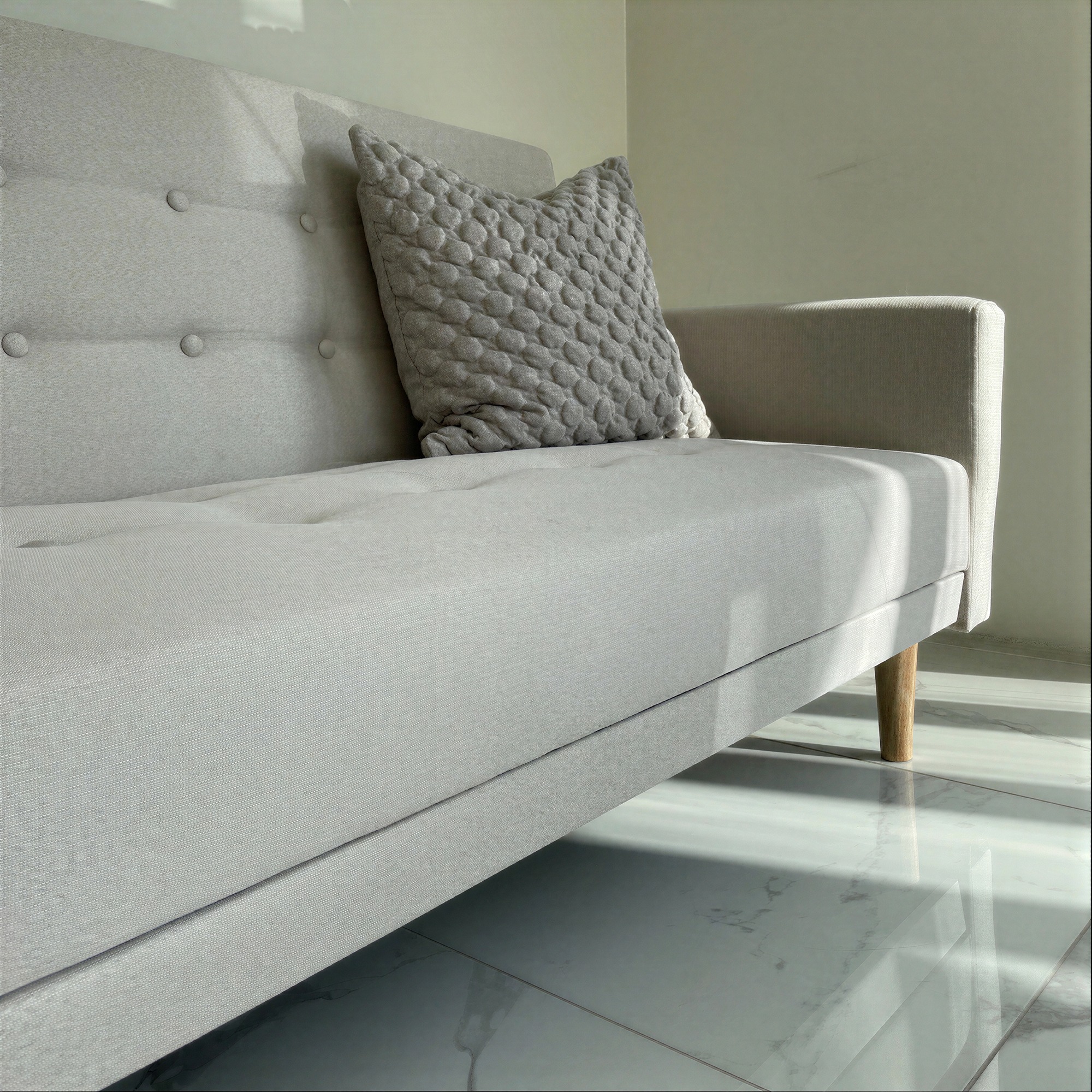 Sof&aacute; cama 'Eucalipto' - Beige