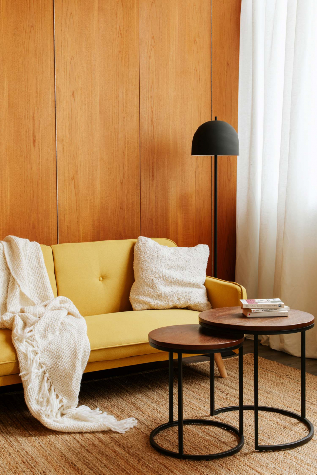 Sofá cama 'Cabo Verde' - Amarillo