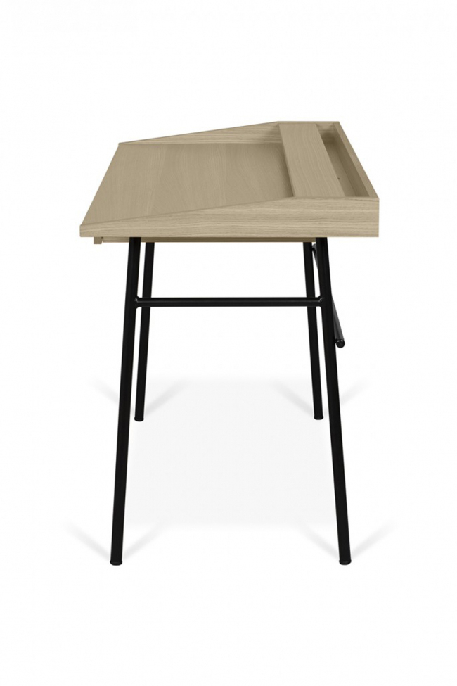 Escritorio 'Punt' - Roble/Negro