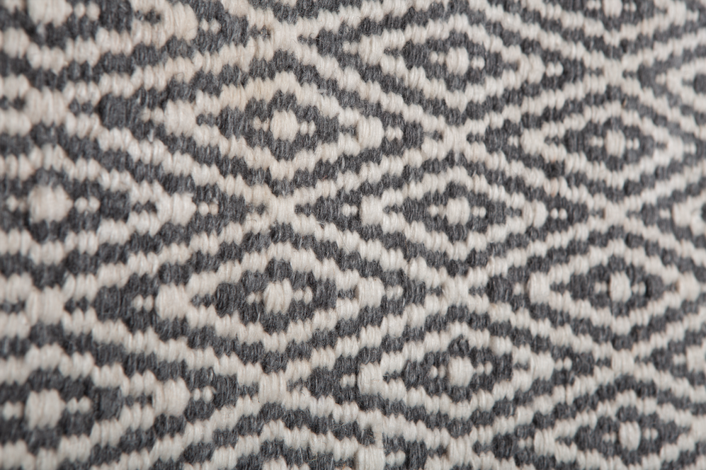 Alfombra 'Cozy Luxury' 90x200cm - Gris/Blanco