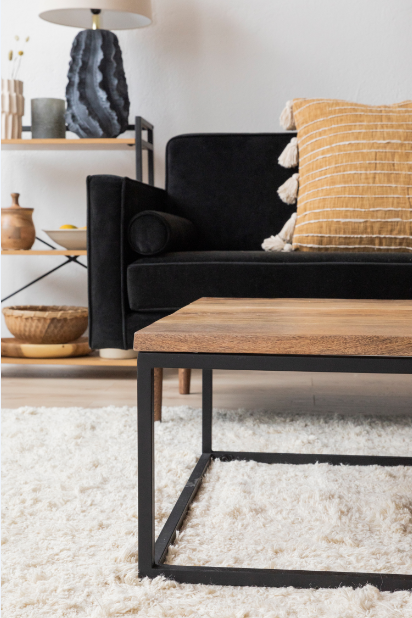 Mesa de centro Vintage - Madera/Hierro