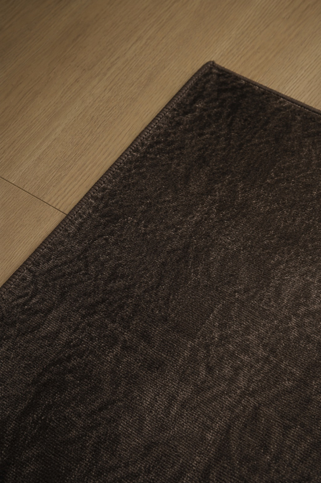 Alfombra 'Ängelholm' - Marrón oscuro