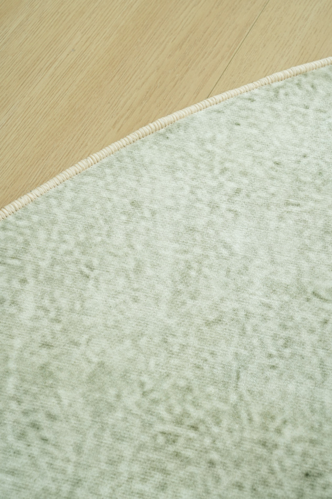 Alfombra 'Ängelholm' Redonda 200cm - Verde