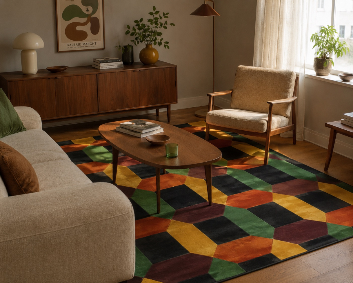 Alfombra 'Oralia' - Multicolor