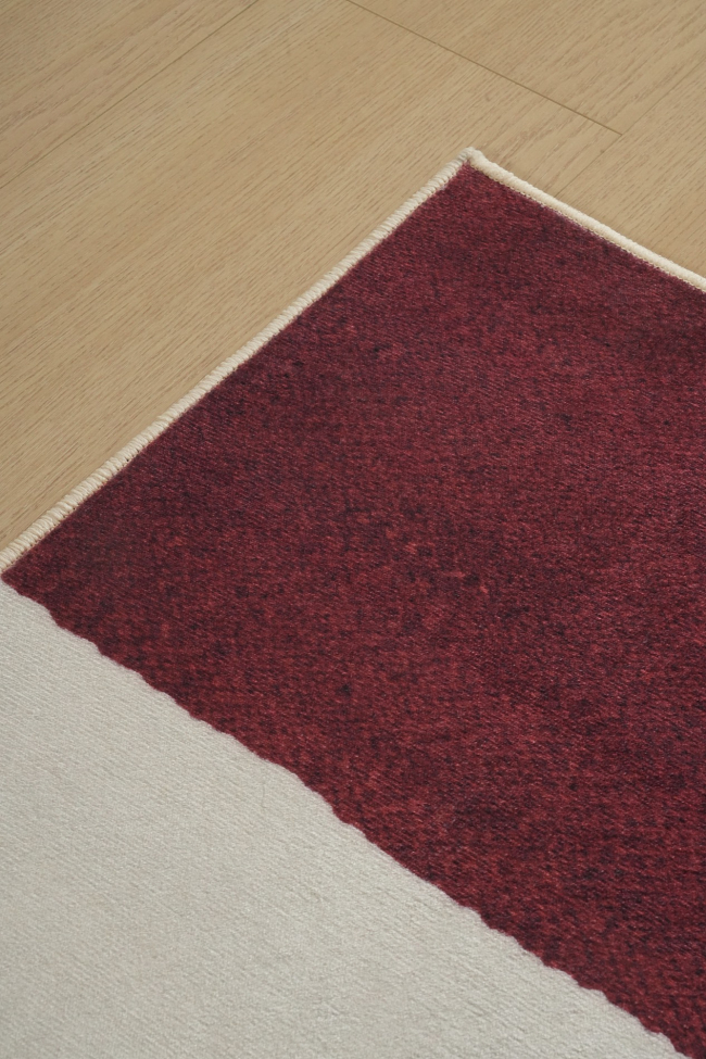 Alfombra 'Velenna' 200x280 cm - Rojo/Beige