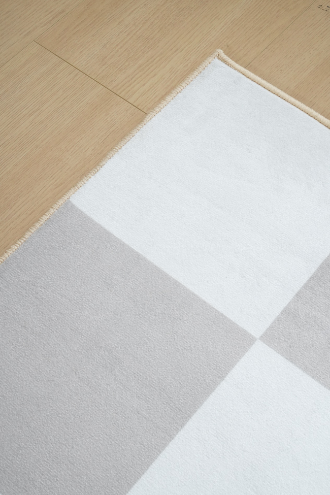 Alfombra 'Carrano' 200x280 cm - Gris/Blanco